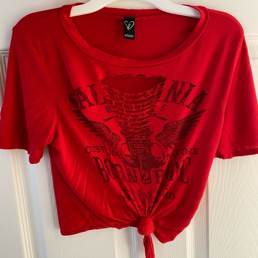 Motorcycle Chick Top